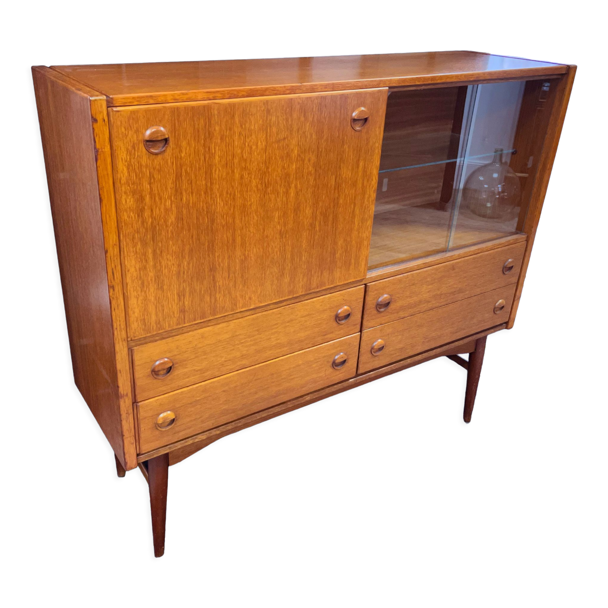Small Sideboard furniture enfilade vintage office 50/60 Danish style design