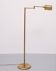Holtkoetter Swing Arm Brass Floor lamp 1980s Germany
