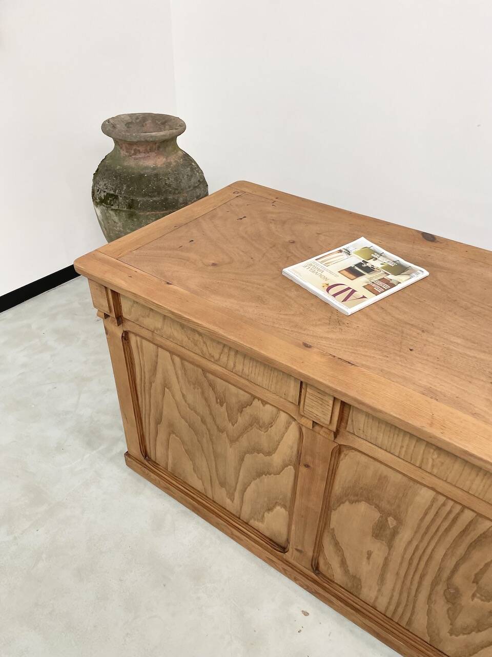 2m central island pine counter