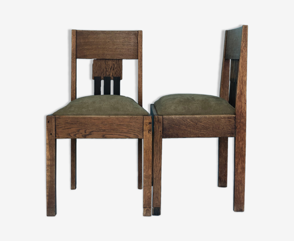 Lot de 2 chaises Art Déco Amsterdam