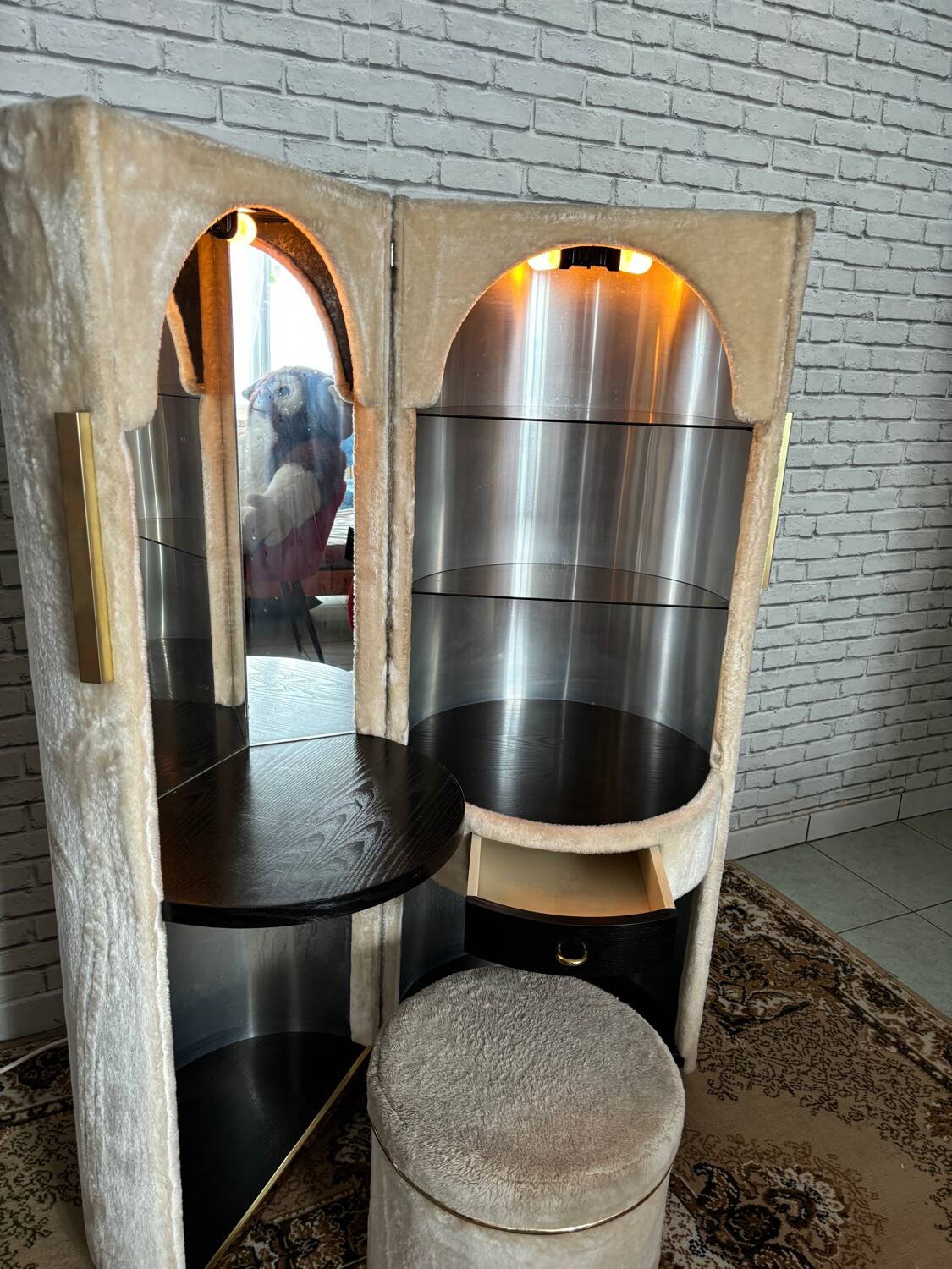 Coiffeuse vintage Roche Bobois- Années 70