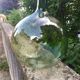 Blown glass demijohn