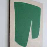 Acrylic on stretched canvas "good luck"