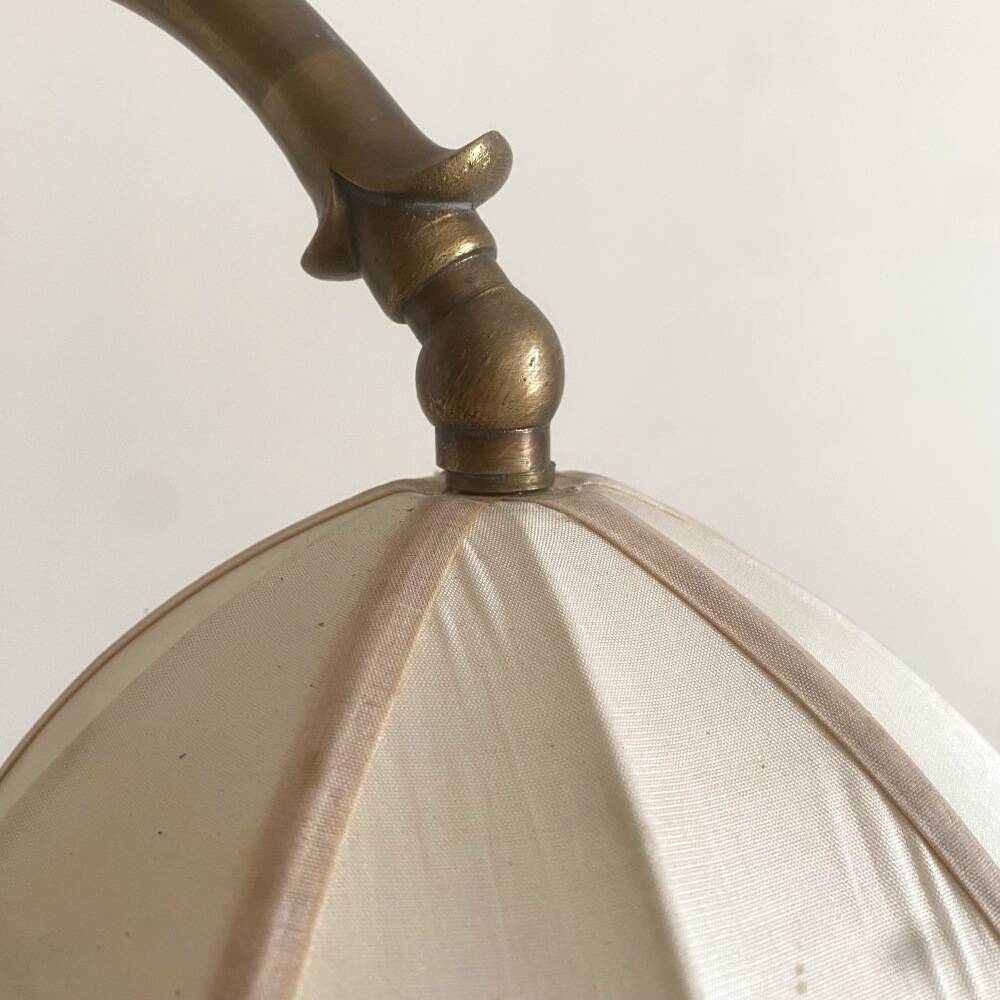 Brass floor lamp