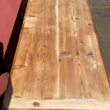 Table de ferme pied fuseau