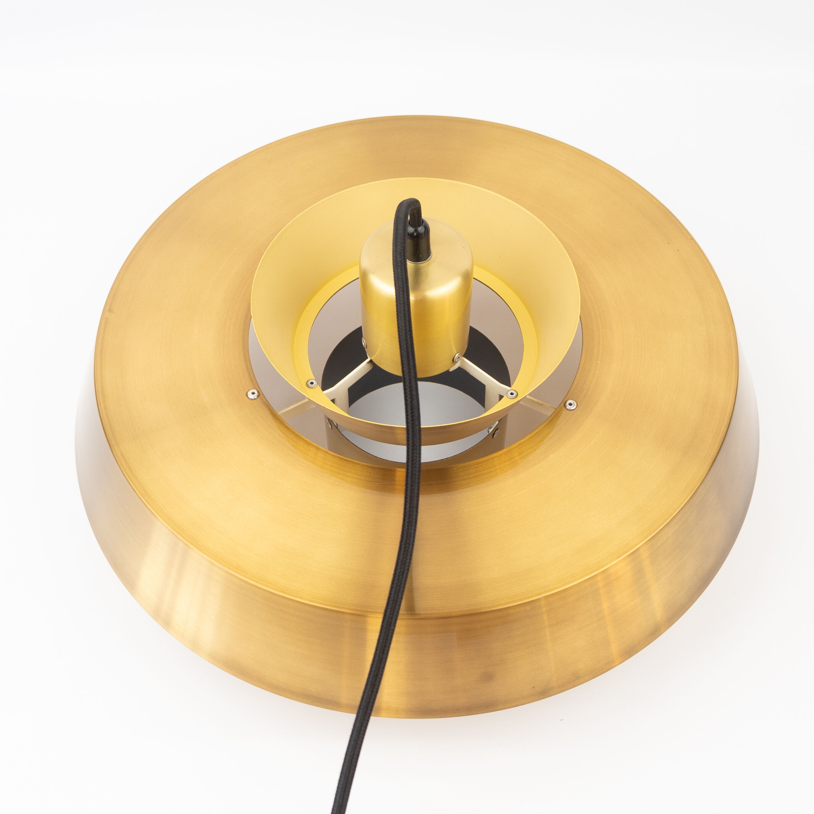 Danish vintage pendant lamp Nova by Jo Hammerborg, Fog og Morup, 1963