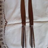 2 couteaux argent Christofle