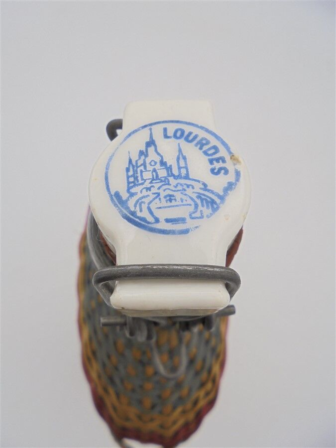 Bottle covered with wicker