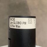 Vintage floor lamp in the shape of a globe from the French space age by SCE, France.