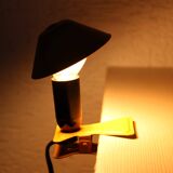 Mushroom lamp on clip