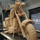 Motorcycle harley davidson rattan 1980