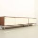 Sideboard of three sliding doors published by Airborne, France, 1960s.
