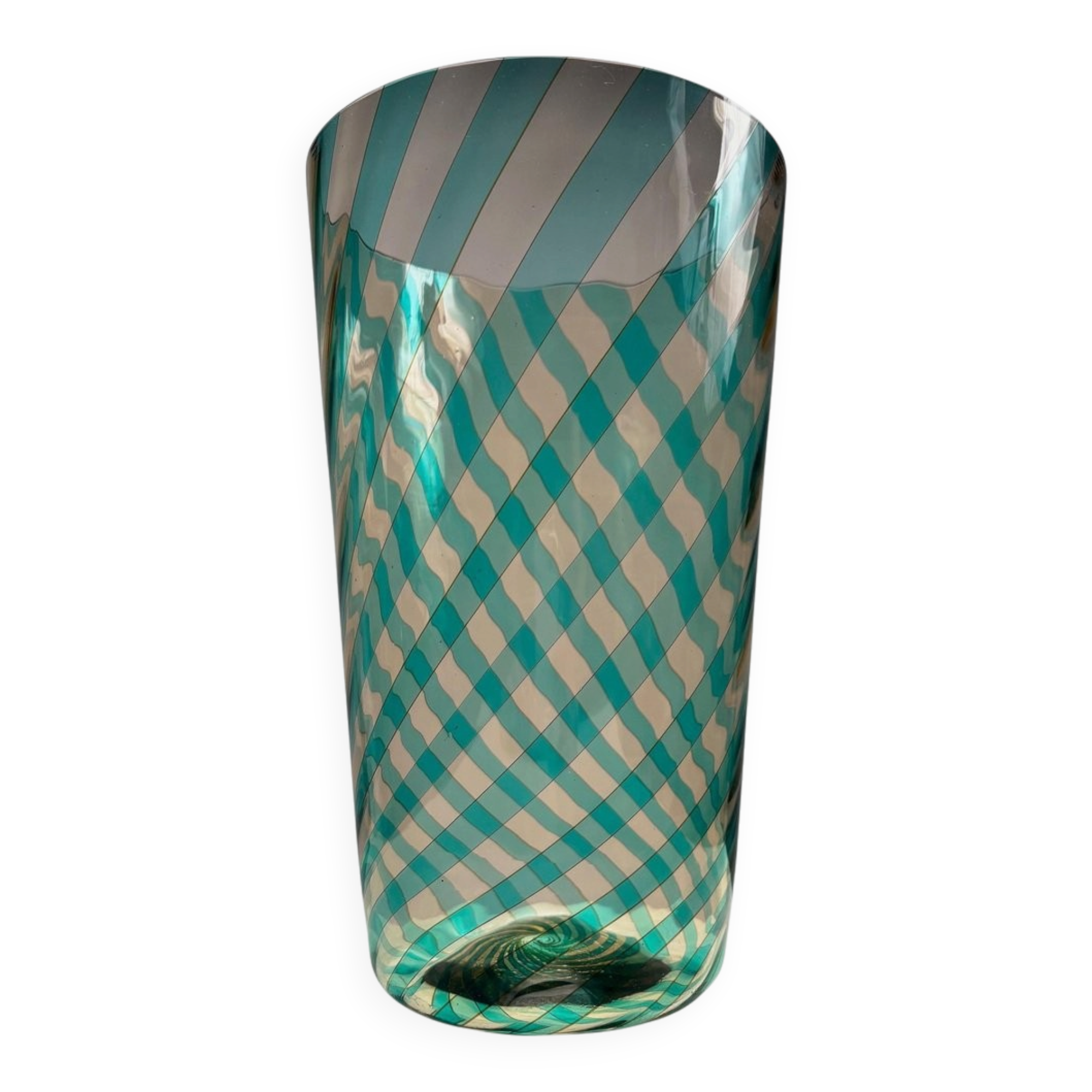 Murano Glass Vase by VeArt for Venini, Italy, 1982