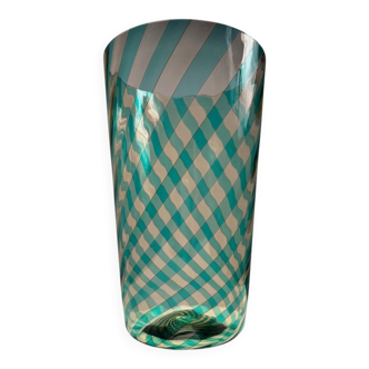 Murano Glass Vase by VeArt for Venini, Italy, 1982