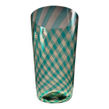 Murano Glass Vase by VeArt for Venini, Italy, 1982