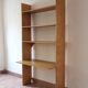 Birch plywood bookshelf, desk top.