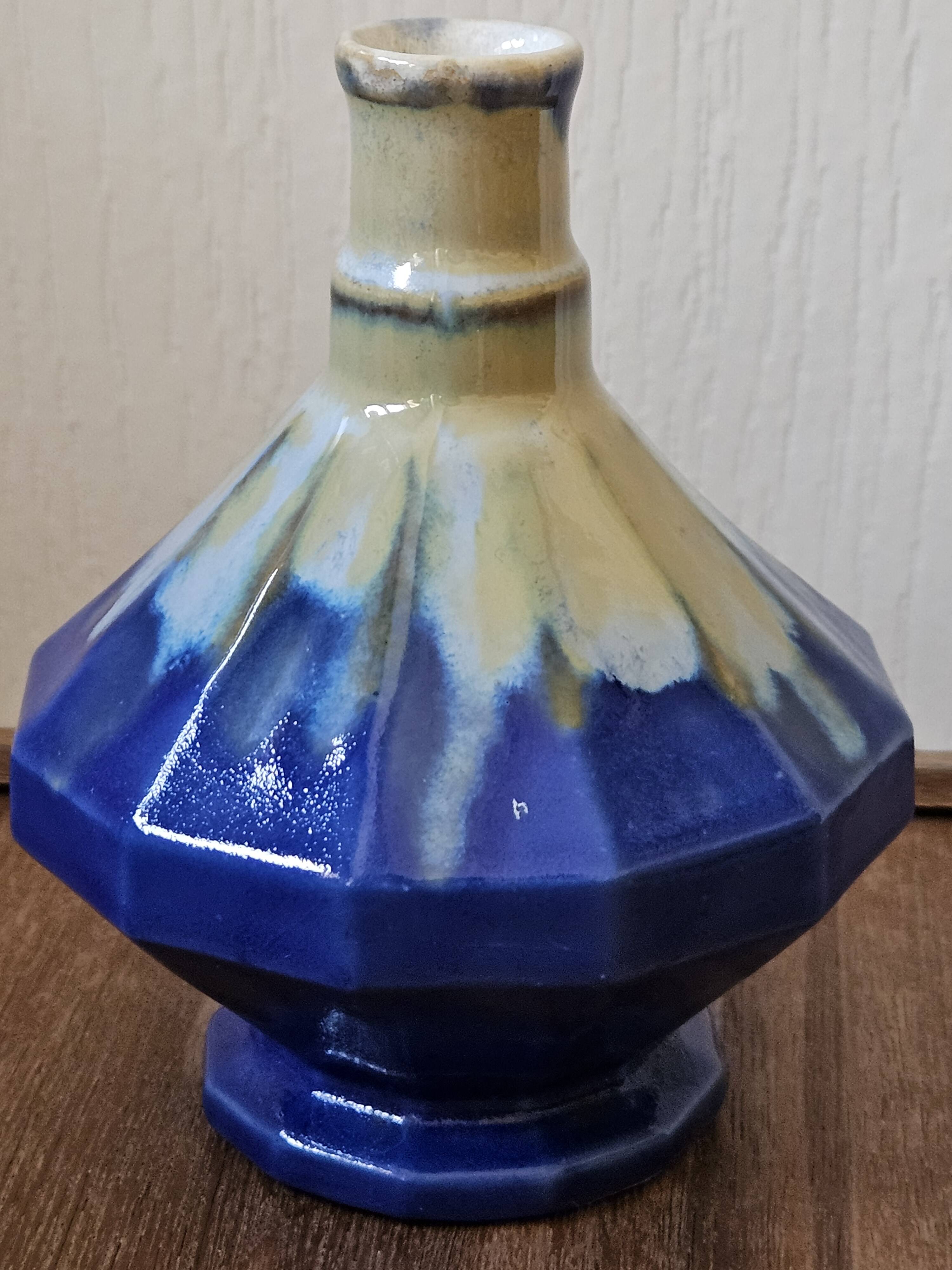 Art Deco glazed stoneware vase - Alpho