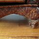 Pair of curved wicker bedside tables