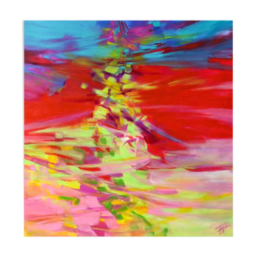 XL Original Abstract Painting by established artist Isabel Tapias