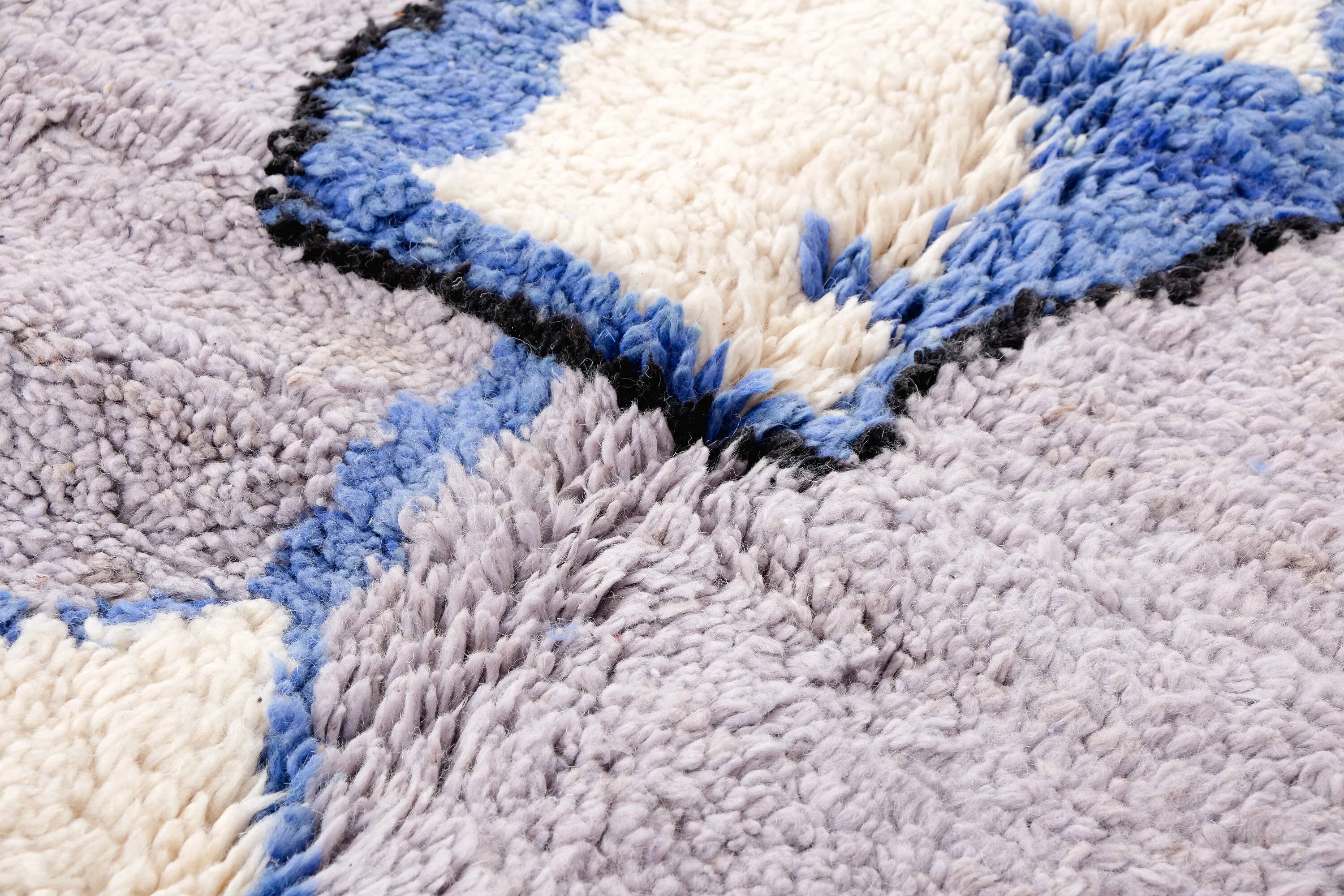 Unique handmade Berber rug 3x2 m