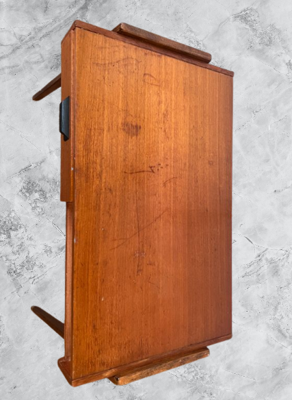 Vintage teak desk Scandinavian look 1960