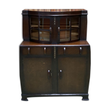 1930s English Art Deco oak buffet