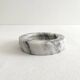 Cendrier rond en marbre gris vintage