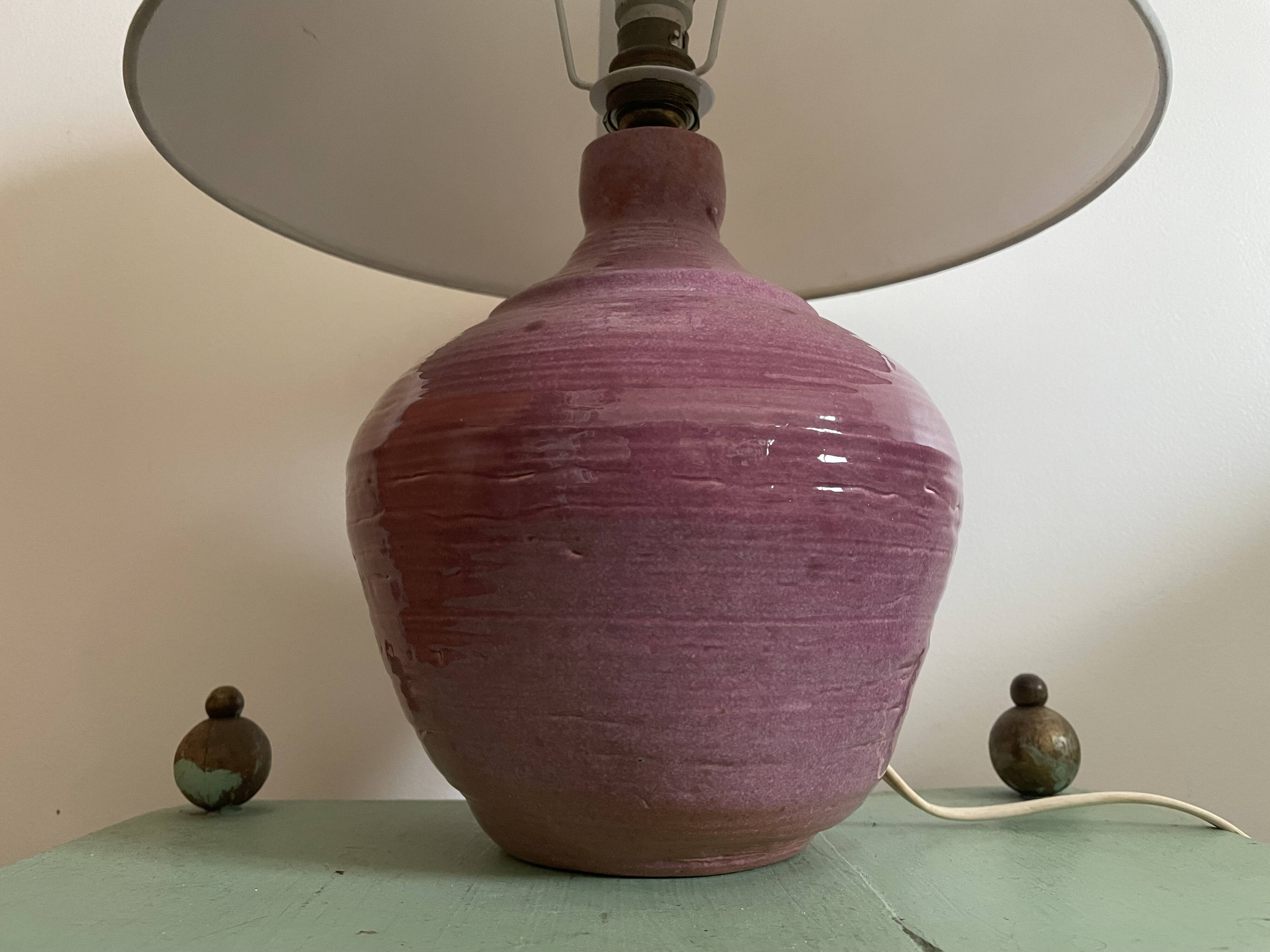 Vintage sandstone table lamp