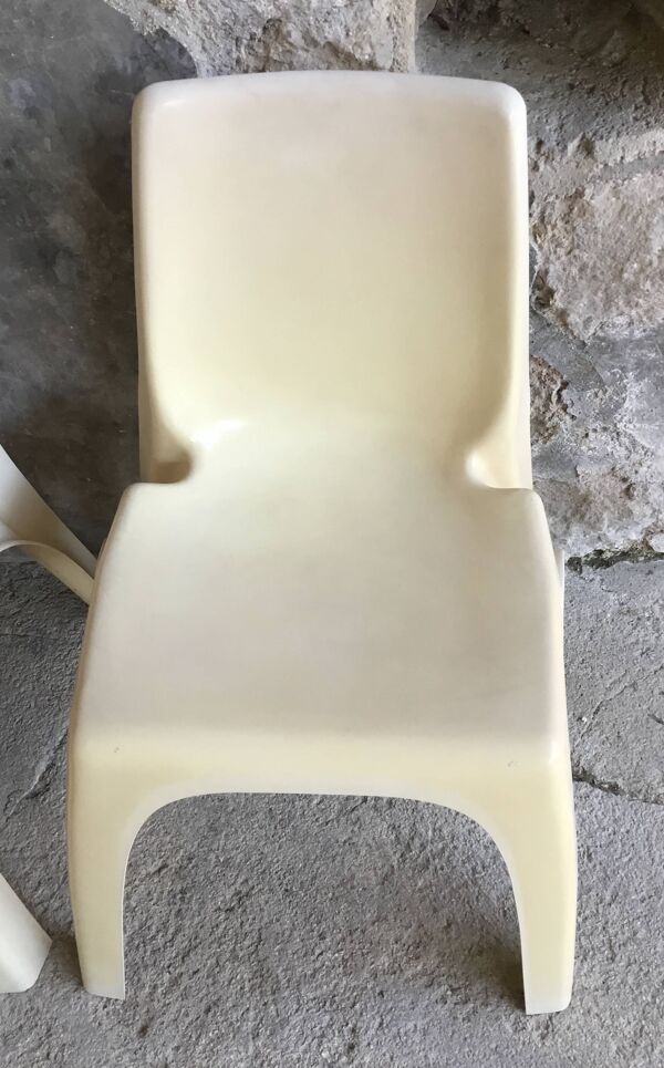 Chaise Kartell modèle 4850 design Castiglioni Gaviraghi Lanza made in Italy 1960