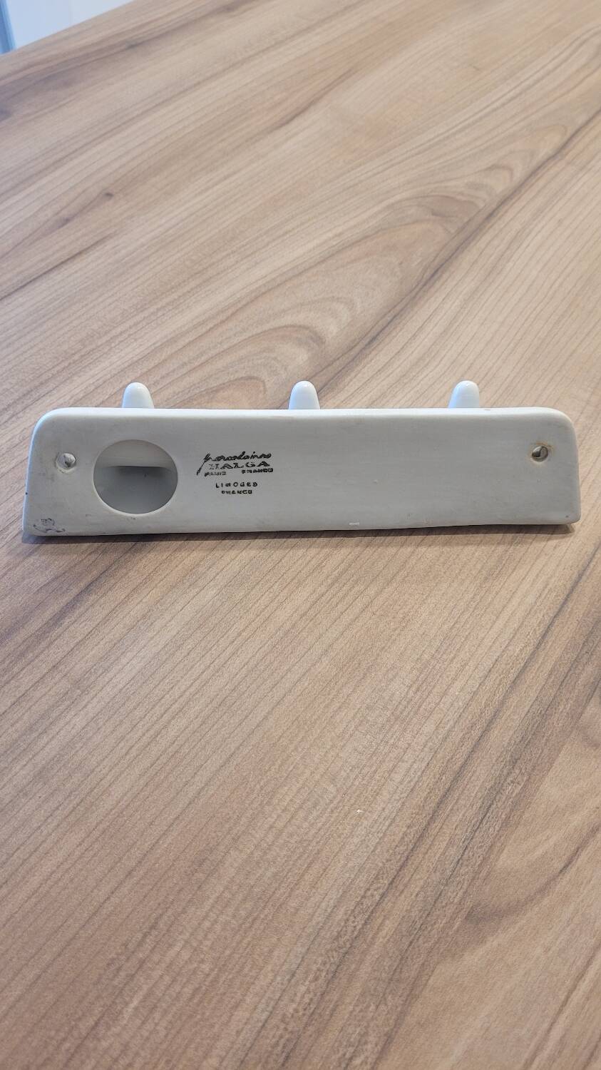 Vintage porcelain hook