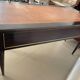 Antique Louis XVI style desk – solid wood + leather + extensions