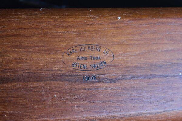 Plateau vintage karl holmberg akta teak gotene sweden scandinave mid  centu