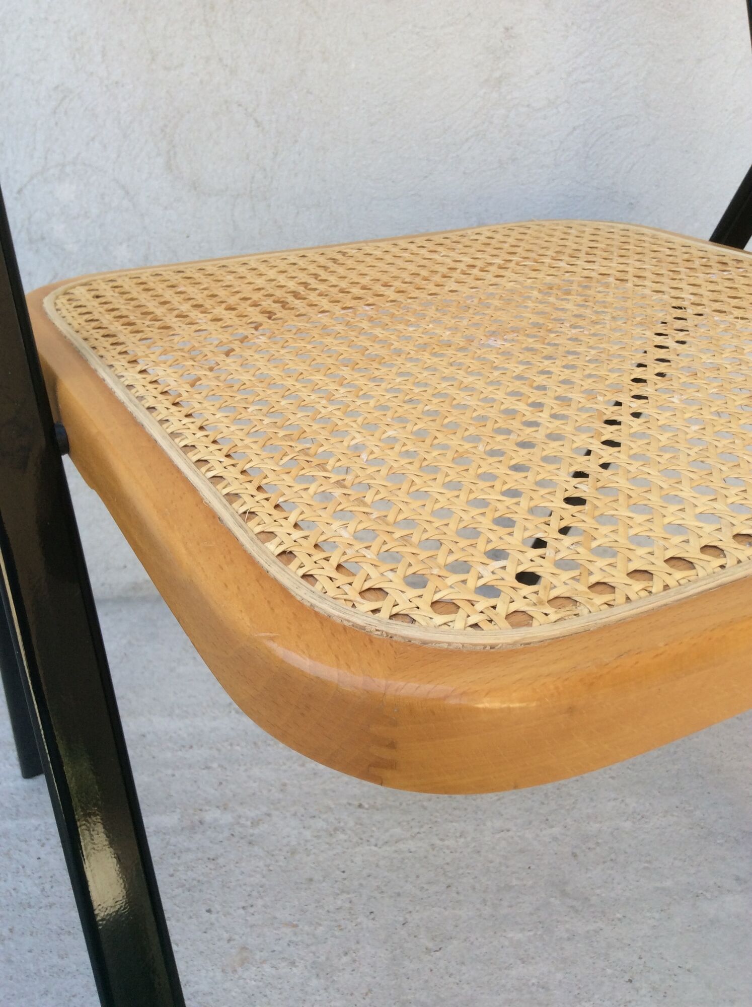 2 vintage Giorgio Cattelan folding chairs for Cidue 70s