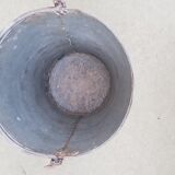 Old thick zinc farmhouse seal