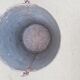 Old thick zinc farmhouse seal