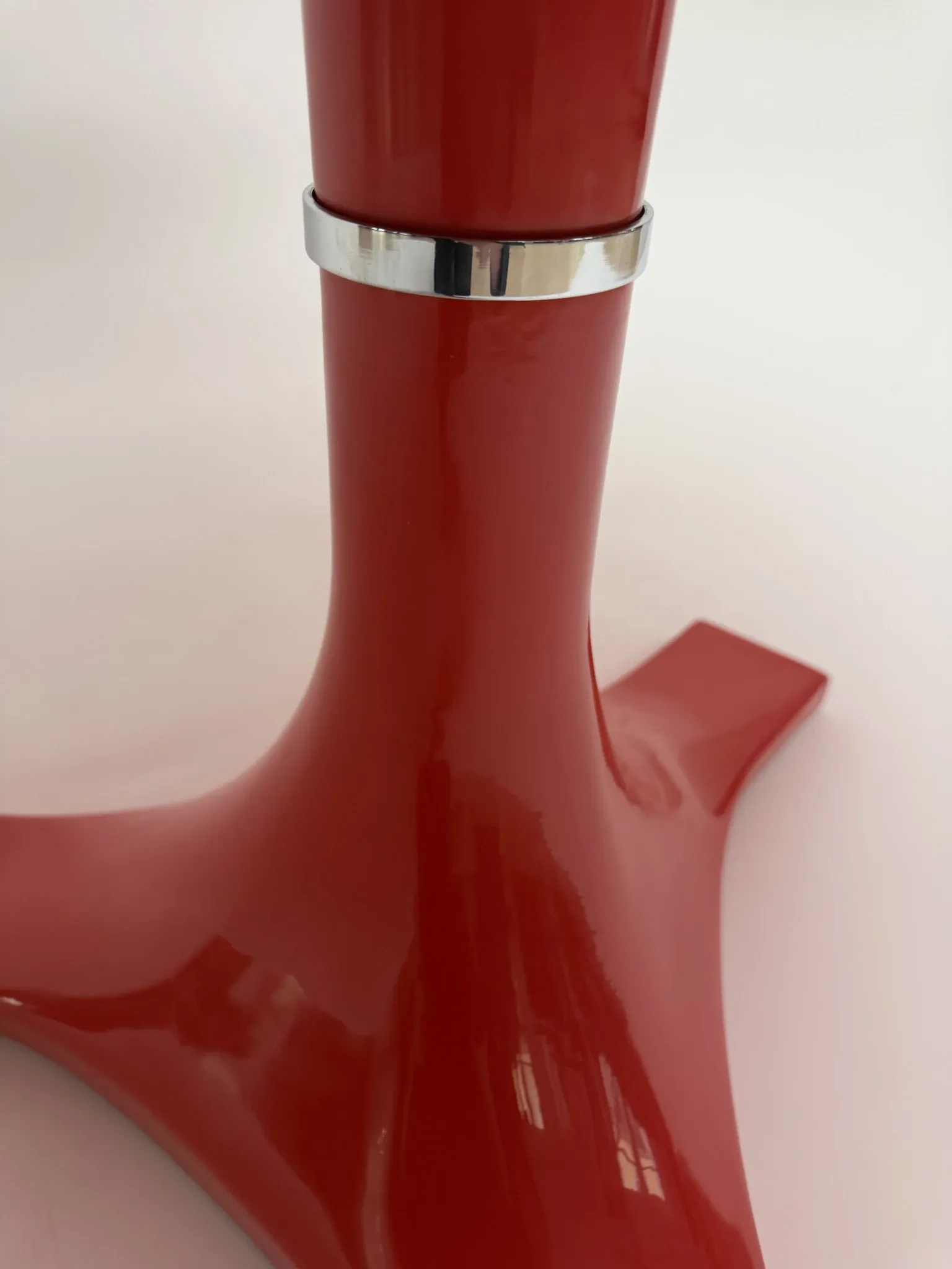 Red '4997' Dining Table by Gardella & Castelli for Kartell, Italy, 1970