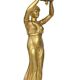 Gilded bronze and marble lamp in Empire style