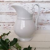 White porcelain pitcher