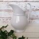 White porcelain pitcher