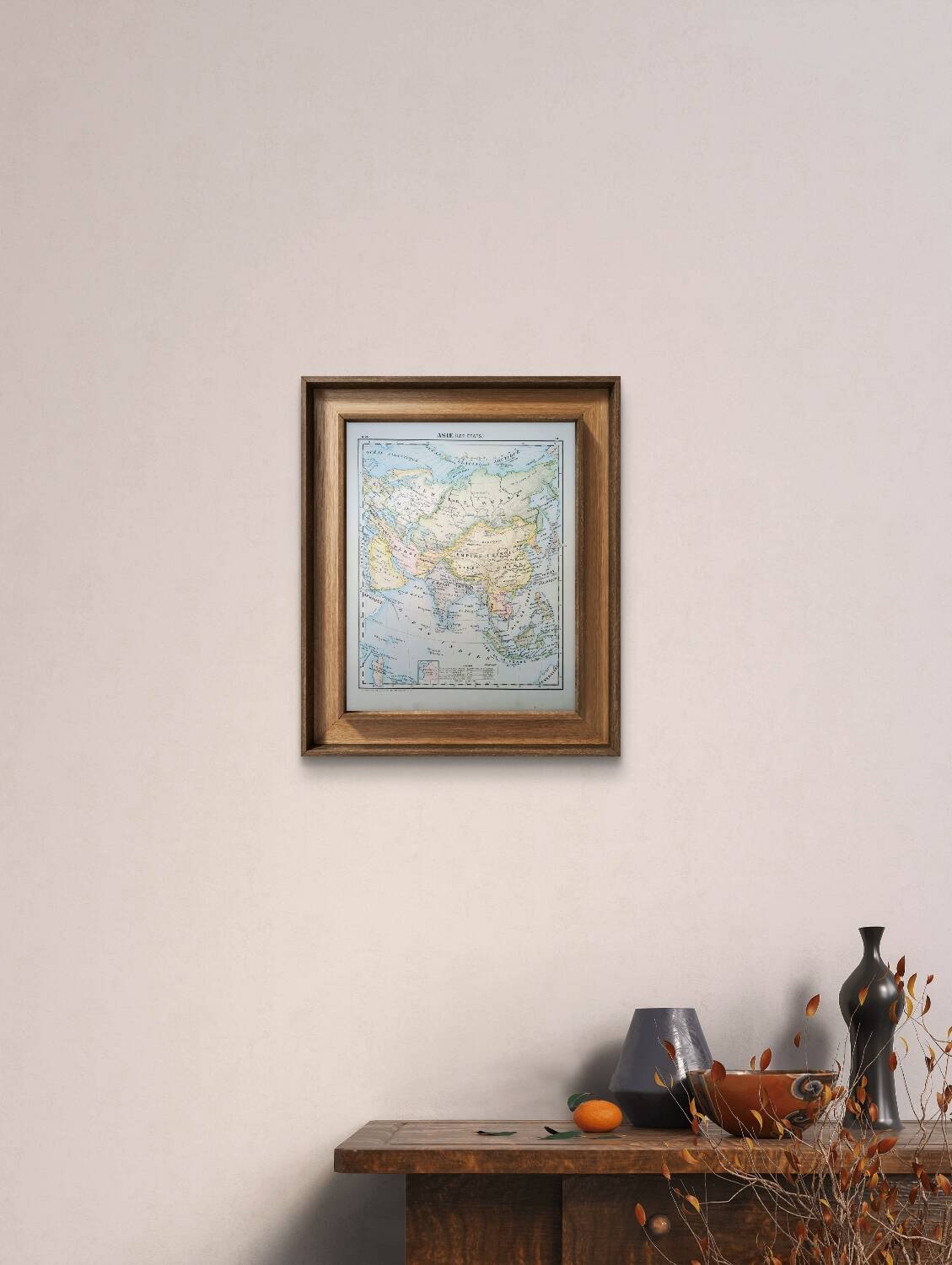 Printed in 1900, the states of Asia.