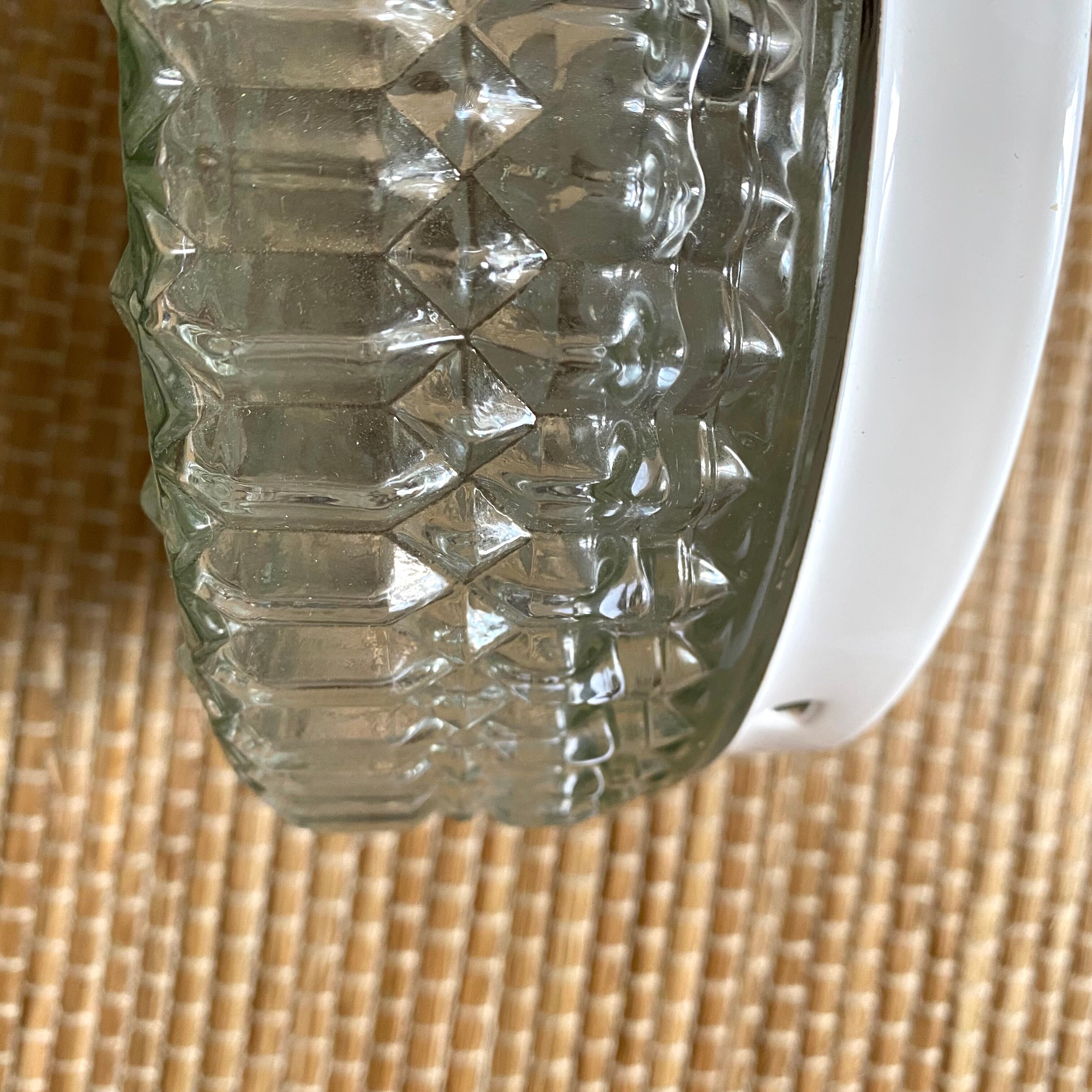 Vintage glass ceiling lamp