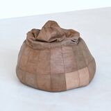 De Sede patchwork Bean Bag pouf in leather Switzerland 1970