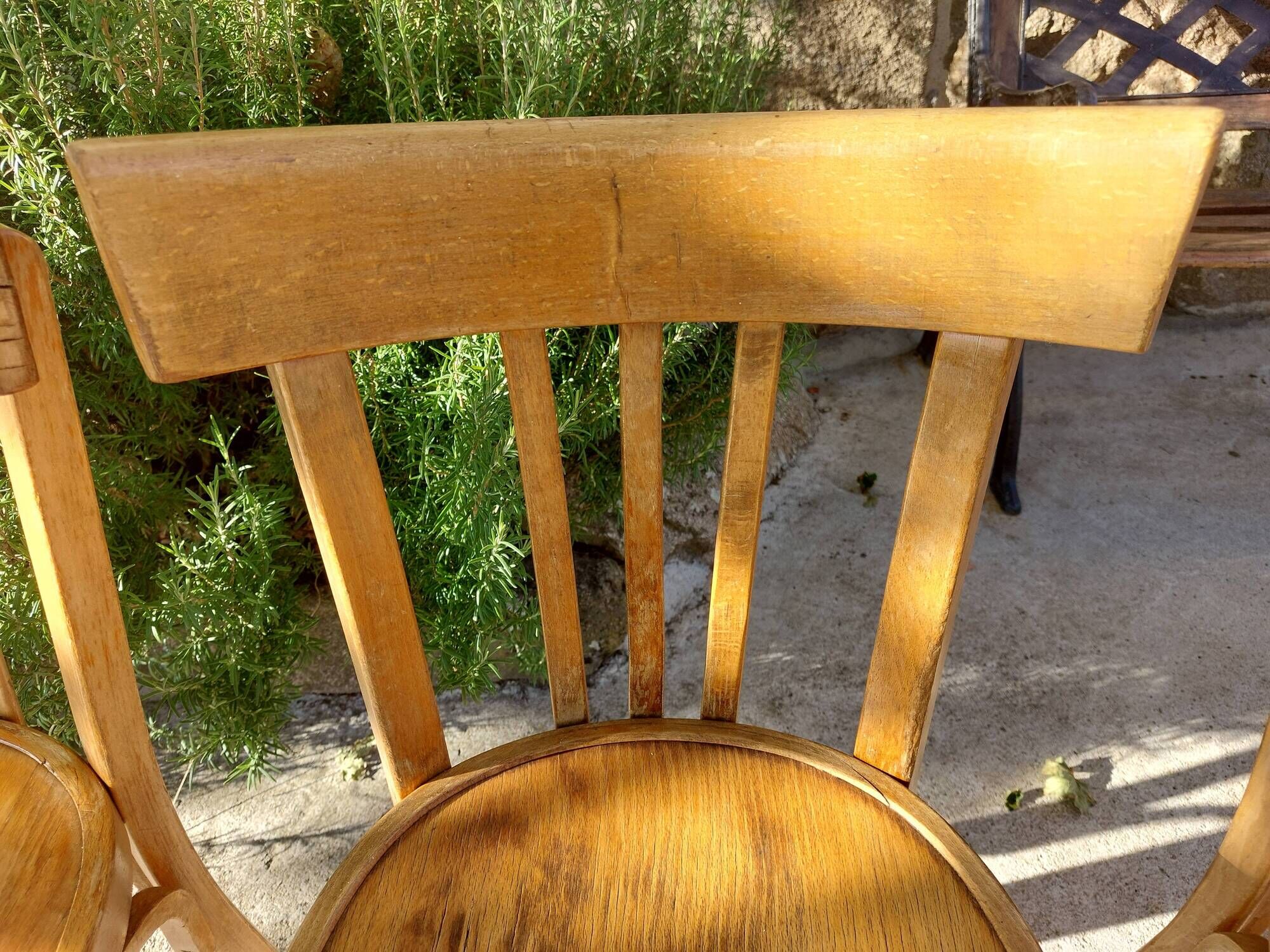 4 vintage Baumann bistro chairs