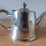 Théière en métal argenté potier vintage