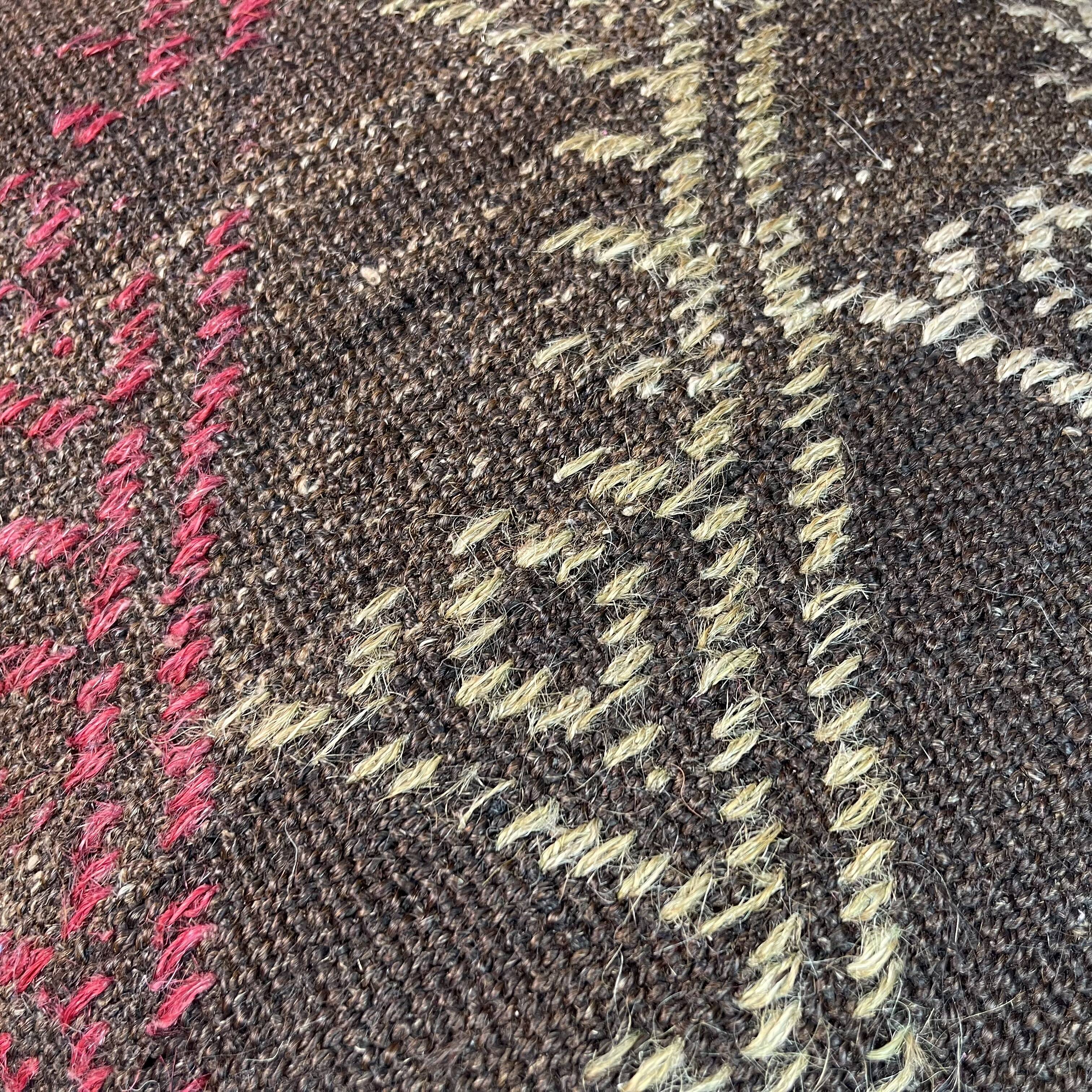 Vintage turkish kilim cushion cover , 55 x 55 cm