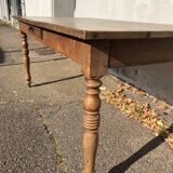 Old Solid Oak Farm Table