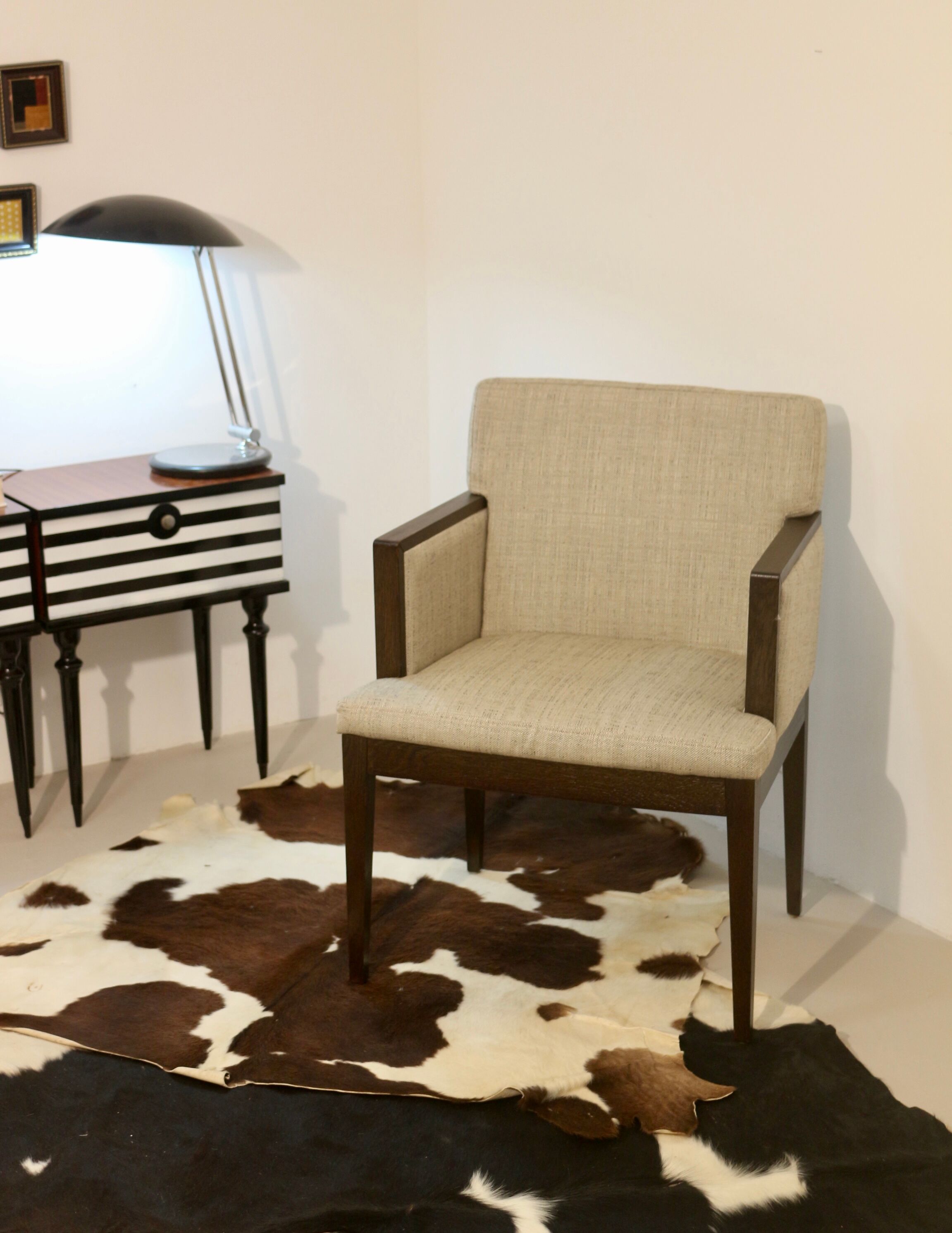 Cube armchair year 1960 fabric