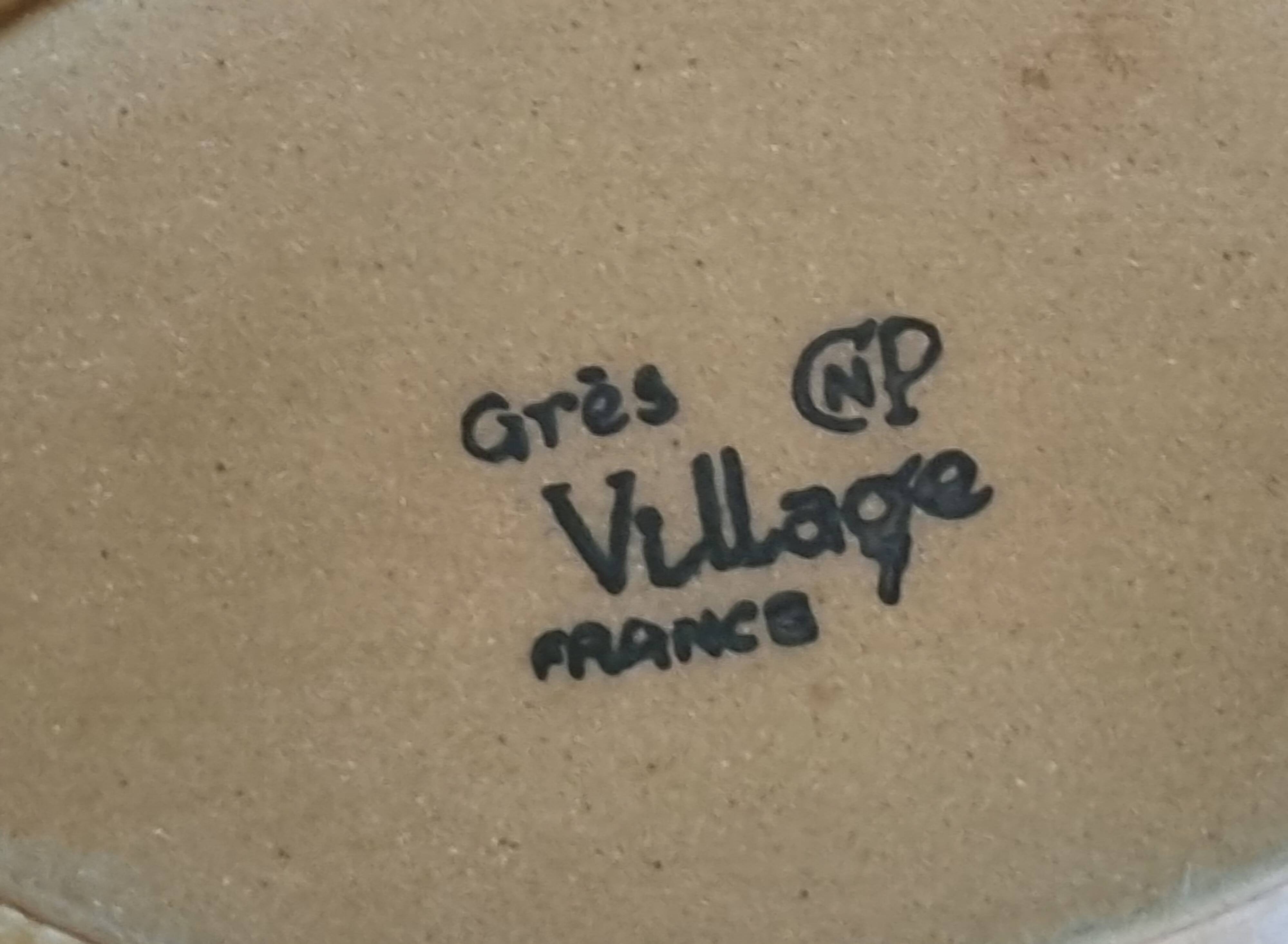 Ensemble de 2 raviers en Grès Village CNP