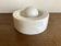 Cendrier Space Age XXL en marbre blanc design italien 1970