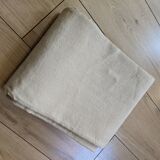 LM embroidered antique hemp sheet